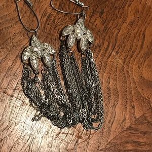 Fun Crystal long earrings